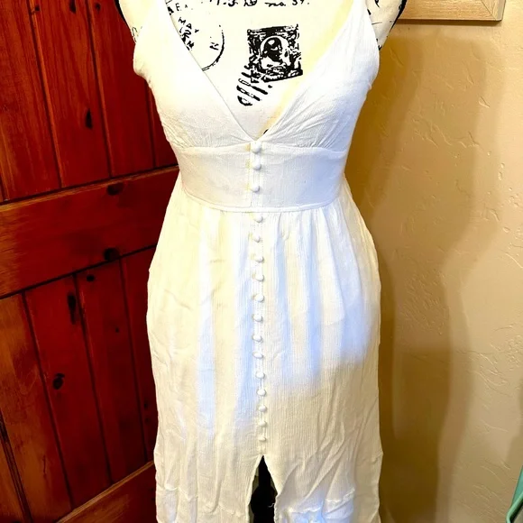 Off white boho midi dress - Picture 1 of 4